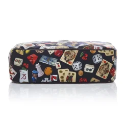 Divo Diva - Las Vegas - Dark Black - Leather Handbag - Made in Italy - Life is a Game Collection - Luxury High Quality - Avvenice^ Bags