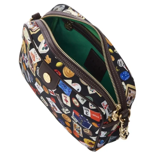 Divo Diva - Las Vegas - Dark Black - Leather Handbag - Made in Italy - Life is a Game Collection - Luxury High Quality - Avvenice^ Bags