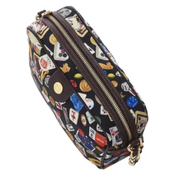 Divo Diva - Las Vegas - Dark Black - Leather Handbag - Made in Italy - Life is a Game Collection - Luxury High Quality - Avvenice^ Bags