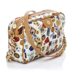 Divo Diva - Las Vegas - White - Leather Handbag - Made in Italy - Life is a Game Collection - Luxury High Quality - Avvenice^ Bags