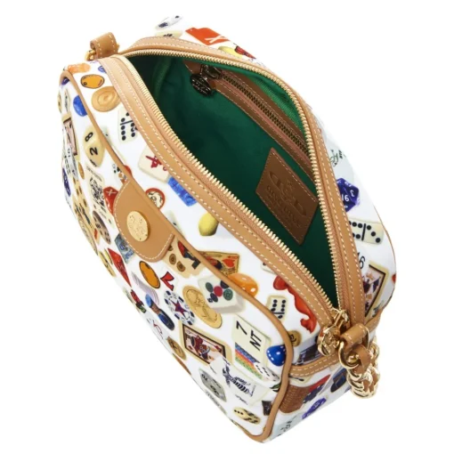 Divo Diva - Las Vegas - White - Leather Handbag - Made in Italy - Life is a Game Collection - Luxury High Quality - Avvenice^ Bags