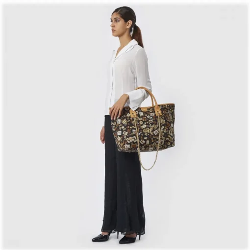 Divo Diva - Macao - Brown - Leather Handbag - Made in Italy - Life is a Game Collection - Luxury High Quality - Avvenice^ Bags