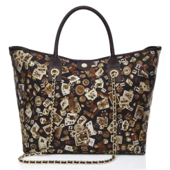 Divo Diva - Macao - Dark Brown - Leather Handbag - Made in Italy - Life is a Game Collection - Luxury High Quality - Avvenice^ Bags