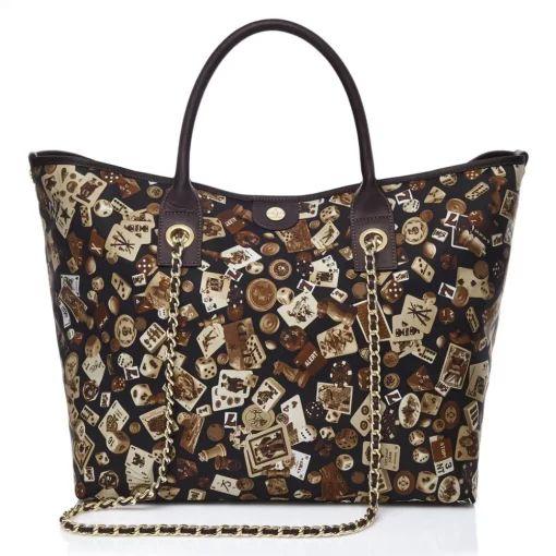 Divo Diva - Macao - Dark Brown - Leather Handbag - Made in Italy - Life is a Game Collection - Luxury High Quality - Avvenice^ Bags