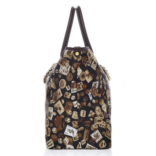 Divo Diva - Macao - Dark Brown - Leather Handbag - Made in Italy - Life is a Game Collection - Luxury High Quality - Avvenice^ Bags
