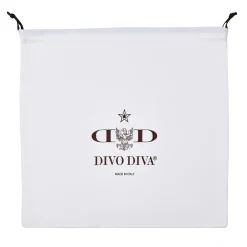 Divo Diva - Macao - White - Leather Handbag - Made in Italy - Life is a Game Collection - Luxury High Quality - Avvenice