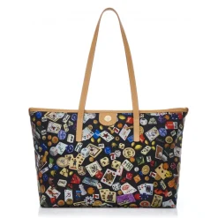 Divo Diva - Marbella - Black - Leather Handbag - Made in Italy - Life is a Game Collection - Luxury High Quality - Avvenice^ Bags