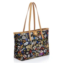 Divo Diva - Marbella - Black - Leather Handbag - Made in Italy - Life is a Game Collection - Luxury High Quality - Avvenice^ Bags