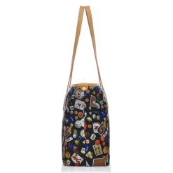 Divo Diva - Marbella - Black - Leather Handbag - Made in Italy - Life is a Game Collection - Luxury High Quality - Avvenice^ Bags