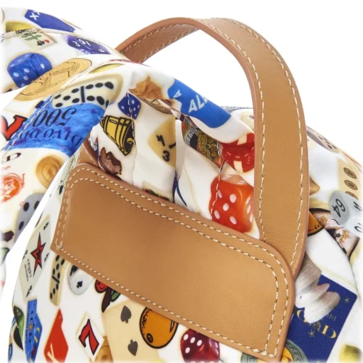 Divo Diva - Melbourne - White - Leather Backpack - Made in Italy - Life is a Game Collection - Luxury High Quality - Avvenice