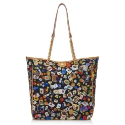 Divo Diva - Miami - Black - Leather Handbag - Made in Italy - Life is a Game Collection - Luxury High Quality - Avvenice