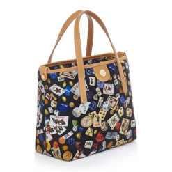 Divo Diva - Niagara - Black - Leather Handbag - Made in Italy - Life is a Game Collection - Luxury High Quality - Avvenice^ Bags