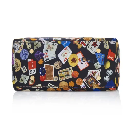 Divo Diva - Niagara - Black - Leather Handbag - Made in Italy - Life is a Game Collection - Luxury High Quality - Avvenice^ Bags