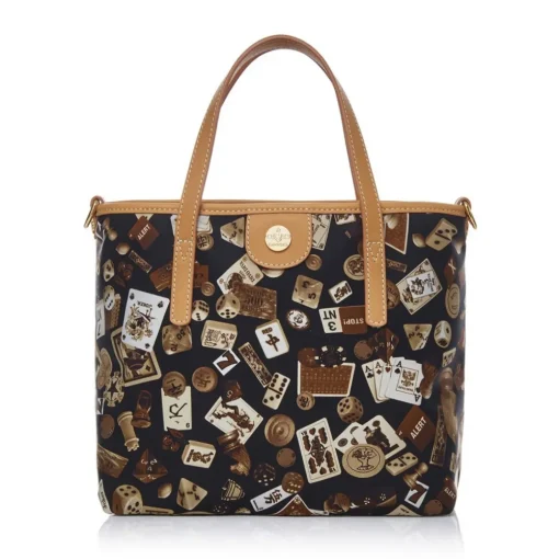 Divo Diva - Niagara - Brown - Leather Handbag - Made in Italy - Life is a Game Collection - Luxury High Quality - Avvenice