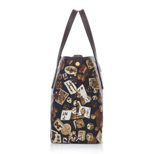 Divo Diva - Niagara - Dark Brown - Leather Handbag - Made in Italy - Life is a Game Collection - Luxury High Quality - Avvenice