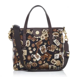 Divo Diva - Niagara - Dark Brown - Leather Handbag - Made in Italy - Life is a Game Collection - Luxury High Quality - Avvenice