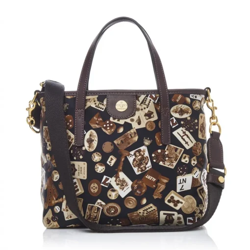 Divo Diva - Niagara - Dark Brown - Leather Handbag - Made in Italy - Life is a Game Collection - Luxury High Quality - Avvenice