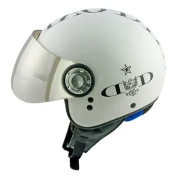 Divo Diva - Shiny White - Special Edition - Osbe Italy - Motorcycle Helmet - High Quality - Made in Italy - Avvenice^ Helmets