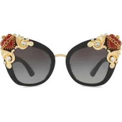 Dolce & Gabbana Eyewear Dolce & Gabbana - All The Lovers Sunglasses - Black - Dolce & Gabbana Eyewear - Avvenice