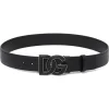 Dolce & Gabbana Dolce & Gabbana - Black Deer Print Belt - Dolce & Gabbana Exclusive Luxury Collection - Avvenice