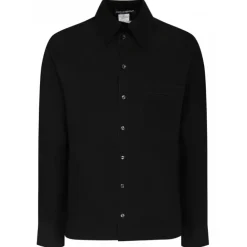 Dolce & Gabbana Dolce & Gabbana - Black Cotton Martini Shirt - Dolce & Gabbana Exclusive Luxury Collection - Avvenice^ Shirts