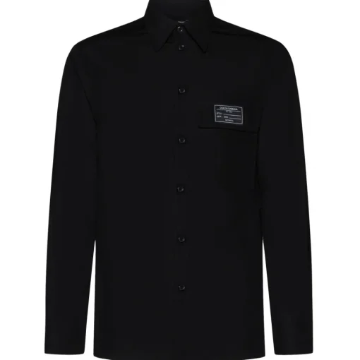 Dolce & Gabbana Dolce & Gabbana - Black Long Sleeves Shirt - Dolce & Gabbana Exclusive Luxury Collection - Avvenice^ Shirts