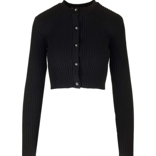 Dolce & Gabbana Dolce & Gabbana - Black Cardigan - Dolce & Gabbana Exclusive Luxury Collection - Avvenice^ Knitwears