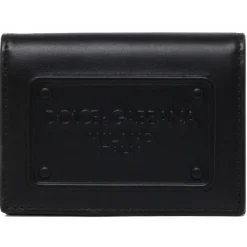 Dolce & Gabbana Dolce & Gabbana - Black Card Holder - Dolce & Gabbana Exclusive Luxury Collection - Avvenice