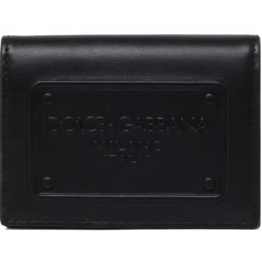 Dolce & Gabbana Dolce & Gabbana - Black Card Holder - Dolce & Gabbana Exclusive Luxury Collection - Avvenice