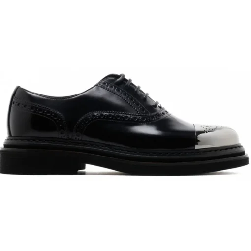 Dolce & Gabbana Dolce & Gabbana - Black Francesina Derby Shoes - Dolce & Gabbana Exclusive Luxury Collection - Avvenice^ Shoes