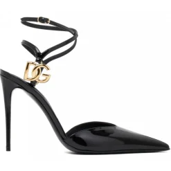 Dolce & Gabbana Dolce & Gabbana - Black DG Logo Slingbacks - Dolce & Gabbana Exclusive Luxury Collection - Avvenice^ Shoes