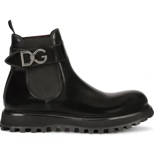 Dolce & Gabbana Dolce & Gabbana - Black Beatles Boots - Dolce & Gabbana Exclusive Luxury Collection - Avvenice^ Shoes