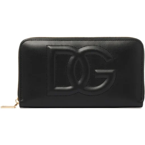 Dolce & Gabbana Dolce & Gabbana - Black Leather Wallet - Dolce & Gabbana Exclusive Luxury Collection - Avvenice