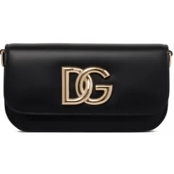 Dolce & Gabbana Dolce & Gabbana - Black 3.5 Crossbody Bag - Dolce & Gabbana Exclusive Luxury Collection - Avvenice