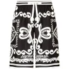 Dolce & Gabbana Dolce & Gabbana - Black and White Shorts - Dolce & Gabbana Exclusive Luxury Collection - Avvenice