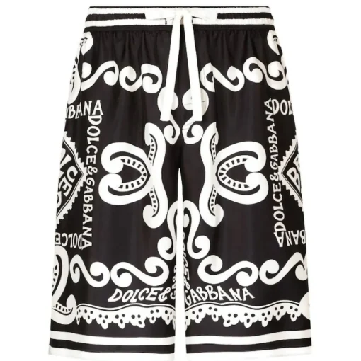 Dolce & Gabbana Dolce & Gabbana - Black and White Shorts - Dolce & Gabbana Exclusive Luxury Collection - Avvenice