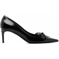 Dolce & Gabbana Dolce & Gabbana - Black Ribbon Tie Pumps - Dolce & Gabbana Exclusive Luxury Collection - Avvenice