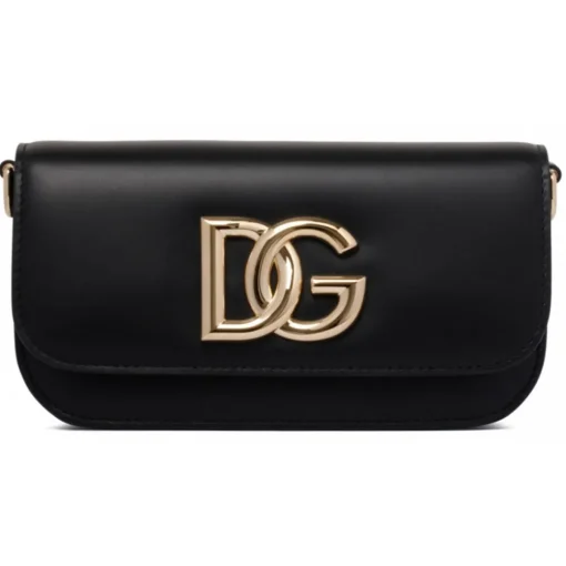 Dolce & Gabbana Dolce & Gabbana - Black 3.5 Crossbody Bag - Dolce & Gabbana Exclusive Luxury Collection - Avvenice