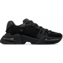 Dolce & Gabbana Dolce & Gabbana - Black Airmaster Sneakers - Dolce & Gabbana Exclusive Luxury Collection - Avvenice