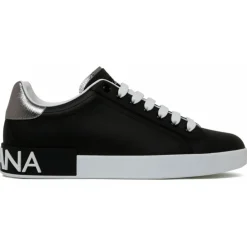 Dolce & Gabbana Dolce & Gabbana - Black Portofino Sneakers - Dolce & Gabbana Exclusive Luxury Collection - Avvenice