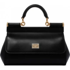 Dolce & Gabbana Dolce & Gabbana - Black Sicily Small Handbag - Dolce & Gabbana Exclusive Luxury Collection - Avvenice^ Bags