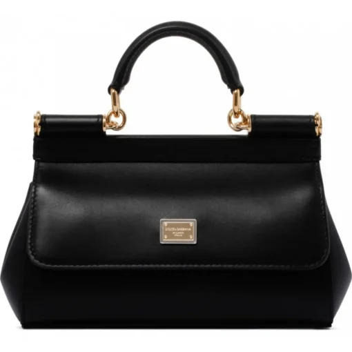 Dolce & Gabbana Dolce & Gabbana - Black Sicily Small Handbag - Dolce & Gabbana Exclusive Luxury Collection - Avvenice^ Bags