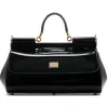 Dolce & Gabbana Dolce & Gabbana - Black Calf Leather Medium Sicily Shoulder Bag - Dolce & Gabbana Exclusive Luxury Collection - Avvenice^ Bags