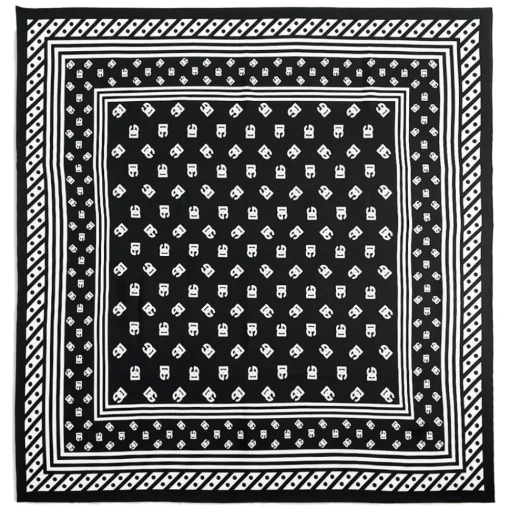 Dolce & Gabbana Dolce & Gabbana - Black Foulard - Dolce & Gabbana Exclusive Luxury Collection - Avvenice^ Scarves