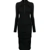 Dolce & Gabbana Dolce & Gabbana - Black Sheath Midi Dress - Dolce & Gabbana Exclusive Luxury Collection - Avvenice^ Dresses
