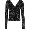Dolce & Gabbana Dolce & Gabbana - Black Polka-Dot Top - Dolce & Gabbana Exclusive Luxury Collection - Avvenice^ Tops