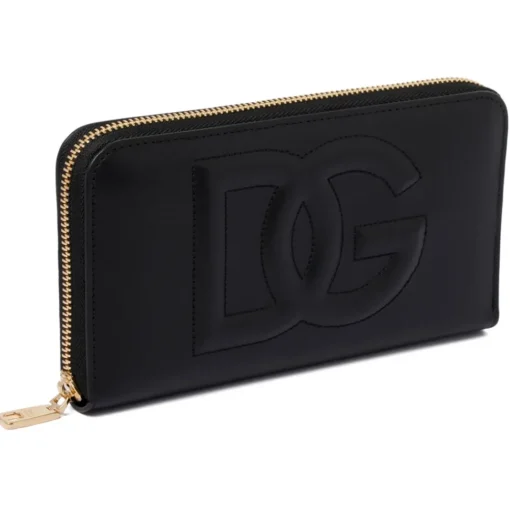 Dolce & Gabbana Dolce & Gabbana - Black Leather Wallet - Dolce & Gabbana Exclusive Luxury Collection - Avvenice