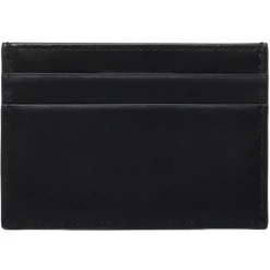 Dolce & Gabbana Dolce & Gabbana - Black Calf Leather Logo Plaque Cardholder - Dolce & Gabbana Exclusive Luxury Collection - Avvenice