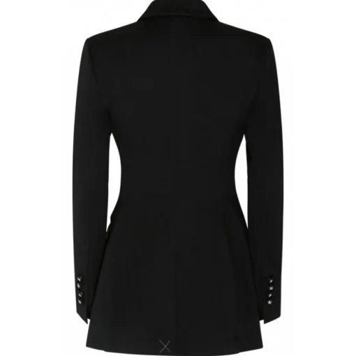 Dolce & Gabbana Dolce & Gabbana - Black Stetch Viscose Jersey Tailored Blazer - Dolce & Gabbana Exclusive Luxury Collection - Avvenice