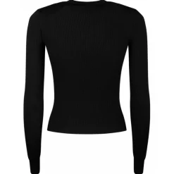 Dolce & Gabbana Dolce & Gabbana - Black DG Details Sweater - Dolce & Gabbana Exclusive Luxury Collection - Avvenice
